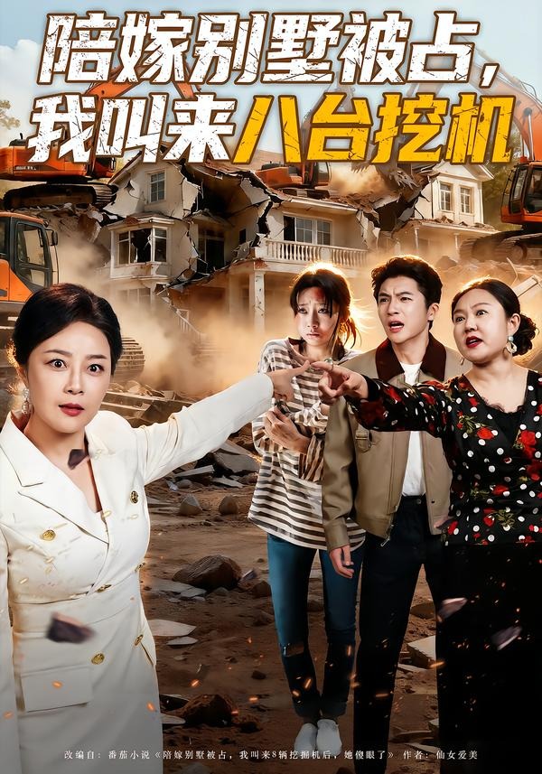 陪嫁别墅被占，我叫来八台挖机(全集)